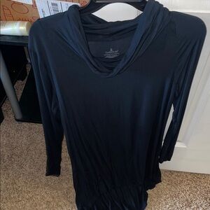 Cuddl Duds Black Long Sleeve Top